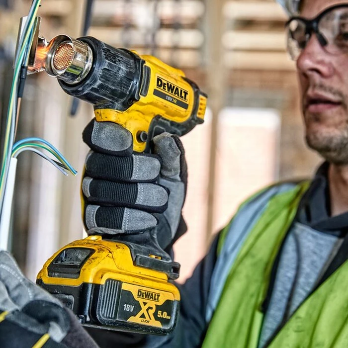 Πιστόλι Θερμού Αέρα Dewalt DCE530N-XJ 190 l/min 530 °C Yellow