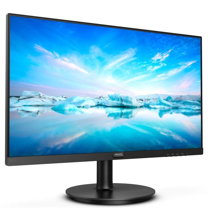 Monitor 21.5" Philips V Line 221V8A/00 LED 54.6cm 1920 x 1080 pixels Full HD Black