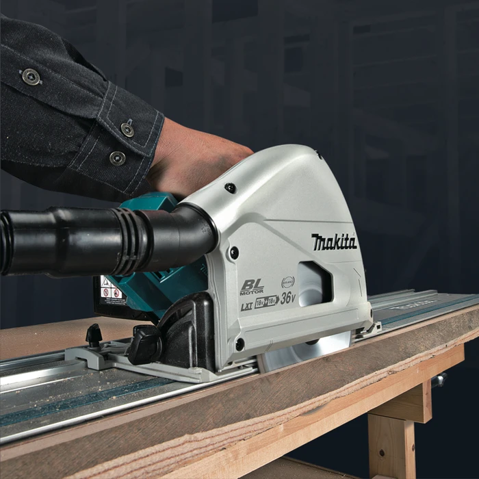 Δισκοπρίονο Makita DSP600Z Cordless 2x 18V LXT ADT Black, Blue