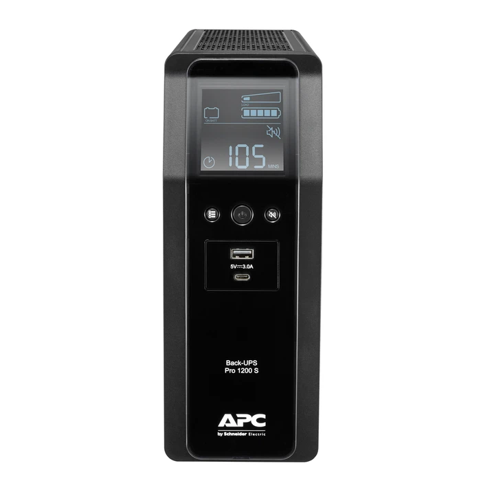 UPS APC BACK PRO BR 1200VA Line-Interactive 1.2 kVA 720 W 8 AC outlet(s)