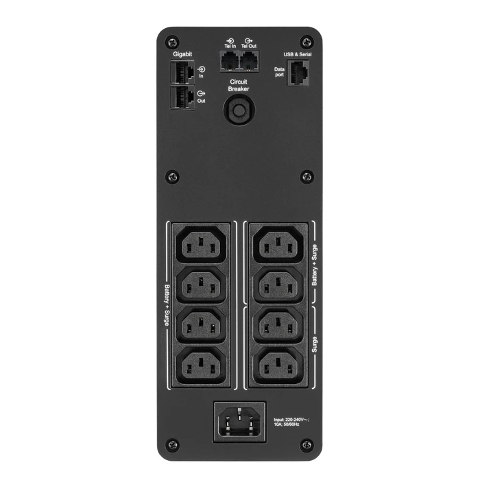 UPS APC BACK PRO BR 1200VA Line-Interactive 1.2 kVA 720 W 8 AC outlet(s)