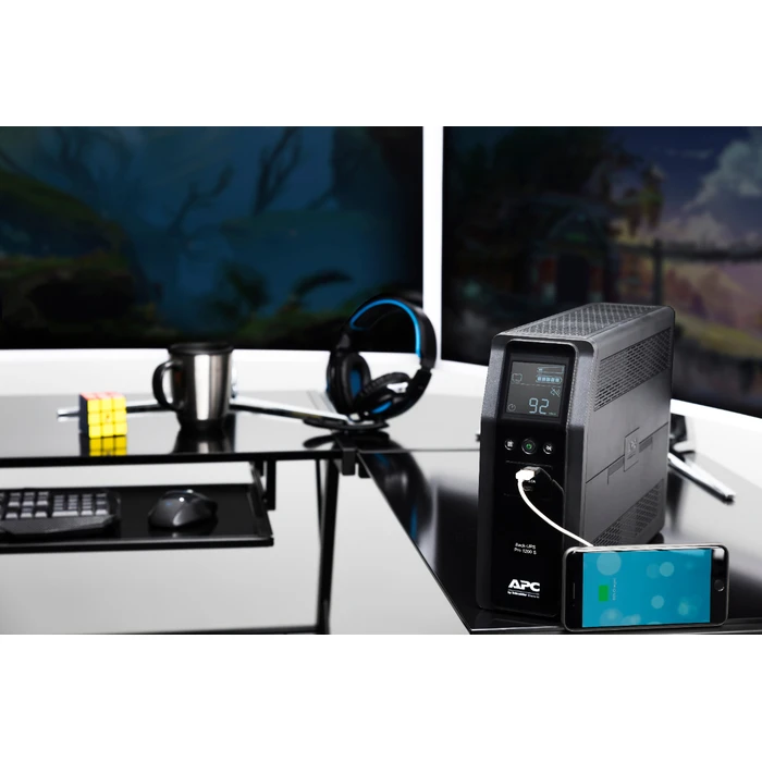 UPS APC BACK PRO BR 1200VA Line-Interactive 1.2 kVA 720 W 8 AC outlet(s)