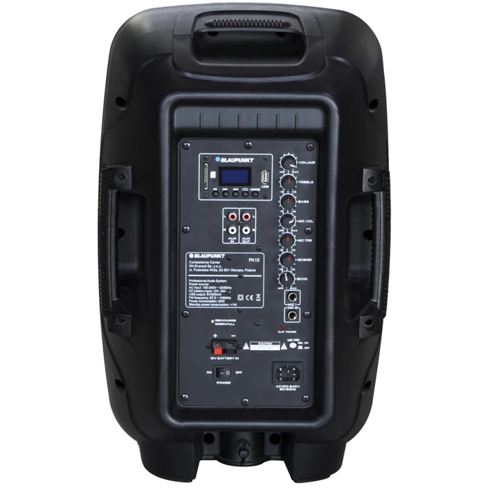 Karaoke Blaupunkt Profesjonalny system audio PA10 1-way 600 W Black Wireless