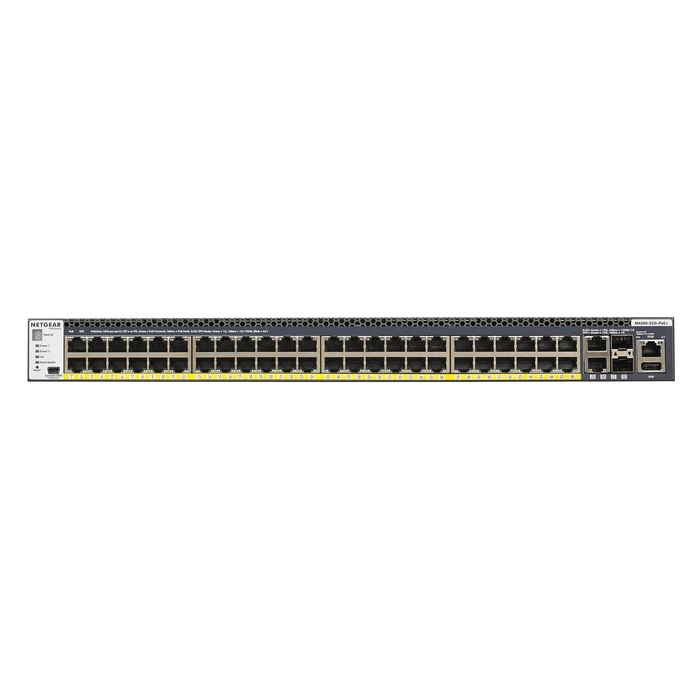 Network Switch Netgear M4300-52G-PoE+ 550W PSU Managed L2/L3/L4 Gigabit Ethernet (10/100/1000) (PoE) 1U Black