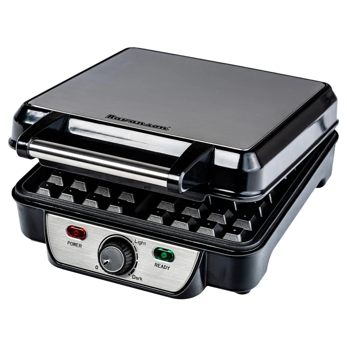 Βαφλιέρα Ravanson GR-7030 4 waffle(s) 1100 W Black