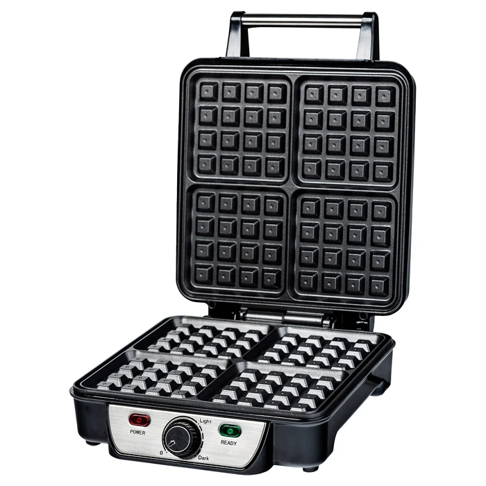 Βαφλιέρα Ravanson GR-7030 4 waffle(s) 1100 W Black