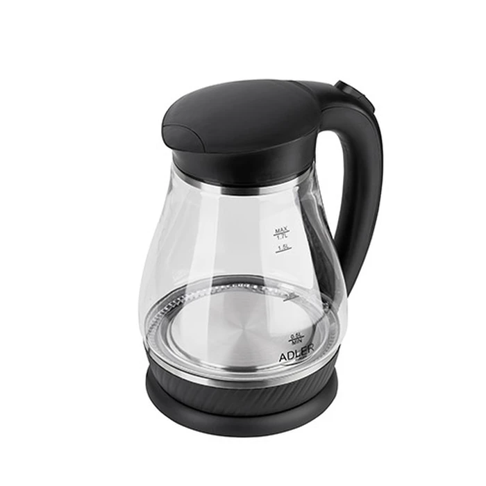 Βραστήρας Adler AD 1274 B 1.7 L Black,Transparent 2200 W