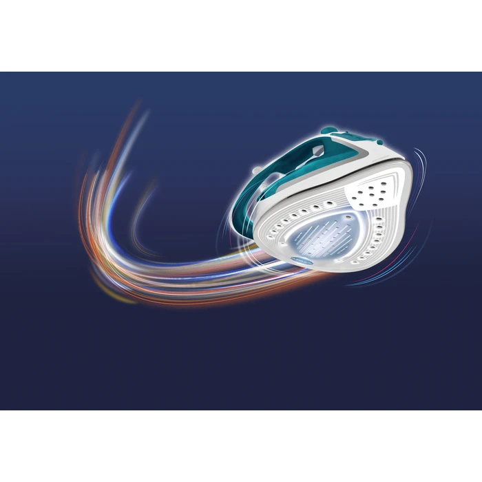 Ατμοσίδερο Tefal EasyGliss Plus FV5718 Dry & Durilium soleplate 2400 W Turquoise, White