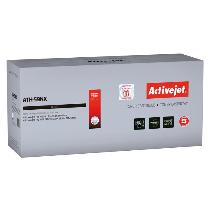 Toner Συμβατό Activejet ATH 59NX; HP 59X CF259X; Supreme; 10000 pages; Black - with chip