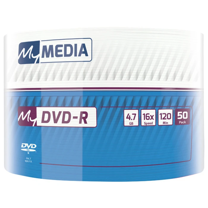 DVD-R Verbatim My Media Matt Silver 50 Pack Wrap Spindle
