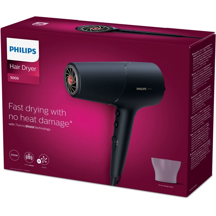 Πιστολάκι Μαλλιών Philips 5000 series BHD504/00 2100 W Grey