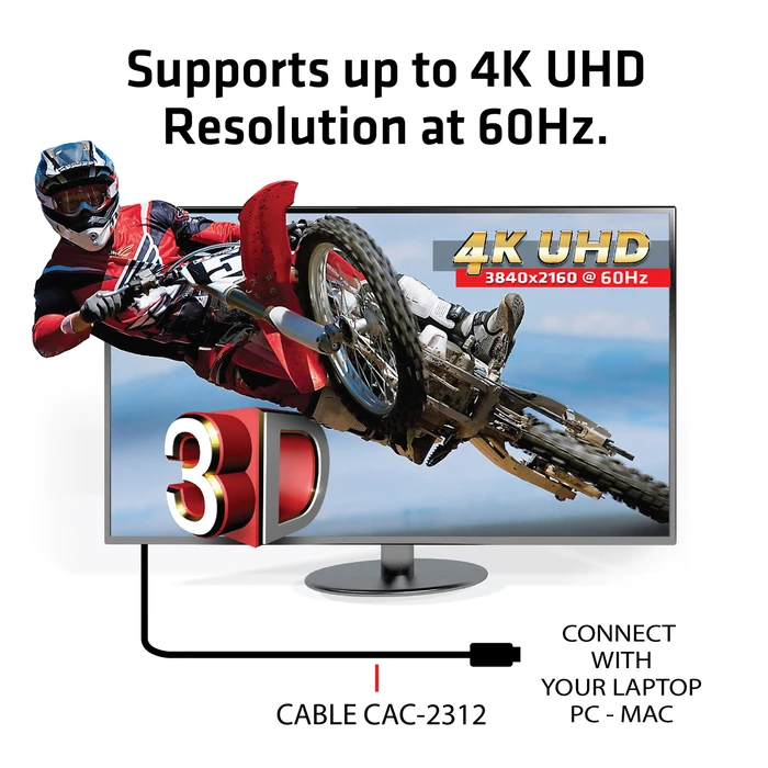 Καλώδιο HDMI Club 3D 2.0 4K60Hz RedMere 10m/32.8ft