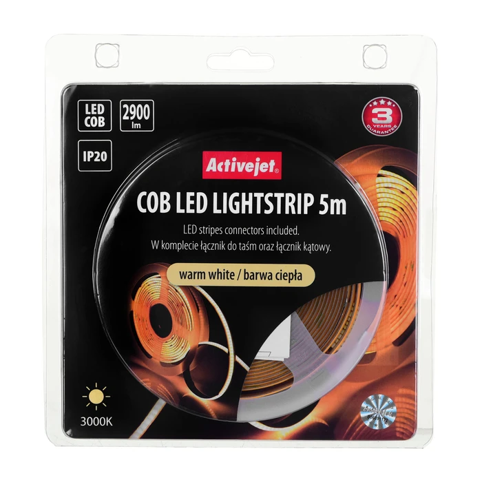 Ταινία LED Activejet AJE-COB 5m ciep Indoor