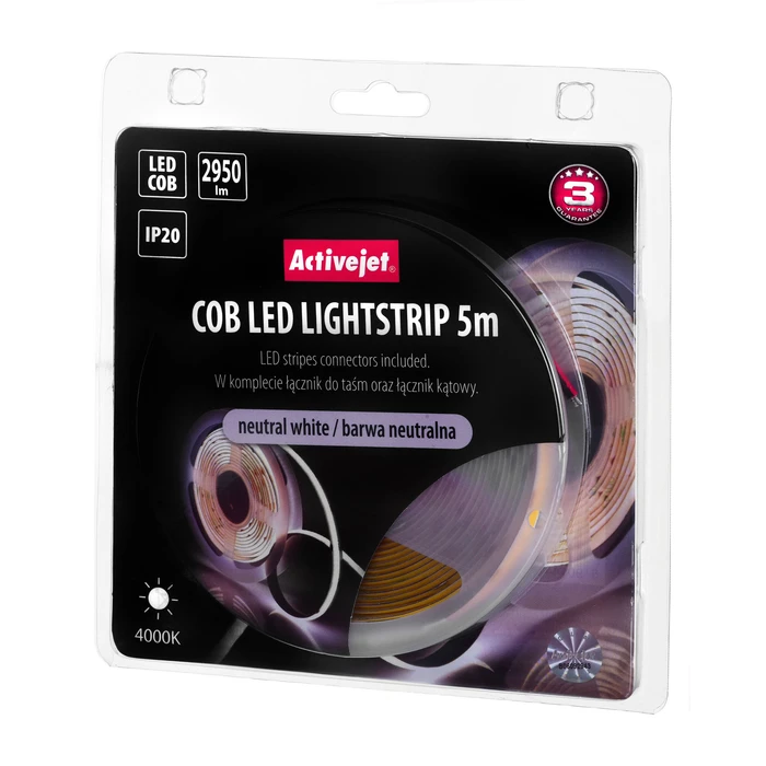 Ταινία LED Activejet AJE-COB 5m neut Indoor