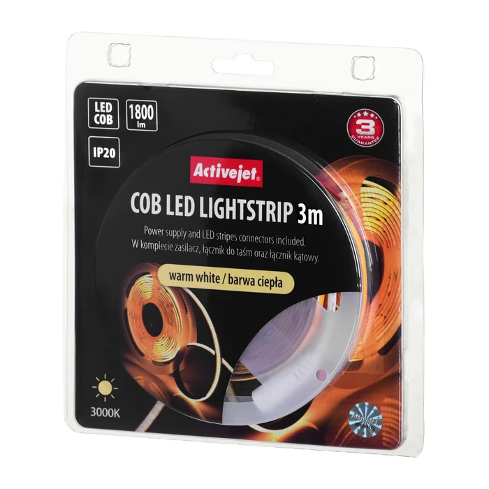 Ταινία LED Activejet AJE-COB 3m ciep Indoor
