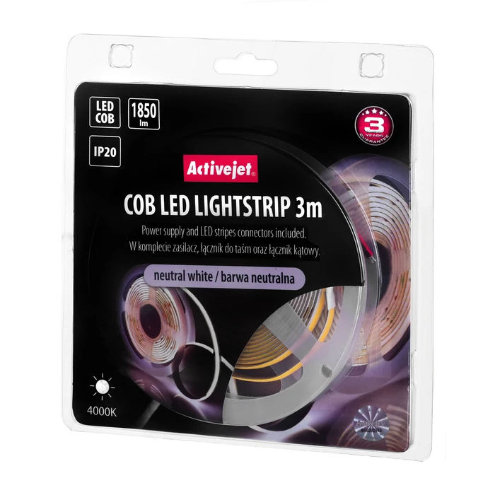 Ταινία LED Activejet AJE-COB 3m neut light Indoor