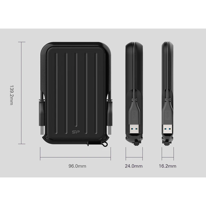 Εξωτερικός Σκληρός Δίσκος 4TB Silicon Power A66 Black, Yellow