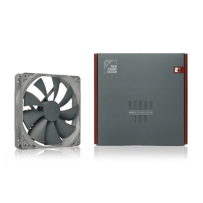Case Fan 14cm Noctua NF-P14S REDUX-1200 PWM Grey