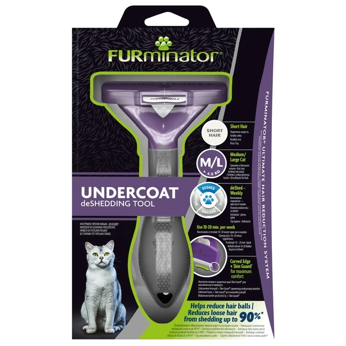 Χτένα για κατοικίδια FURminator - for short-haired cats - M/L