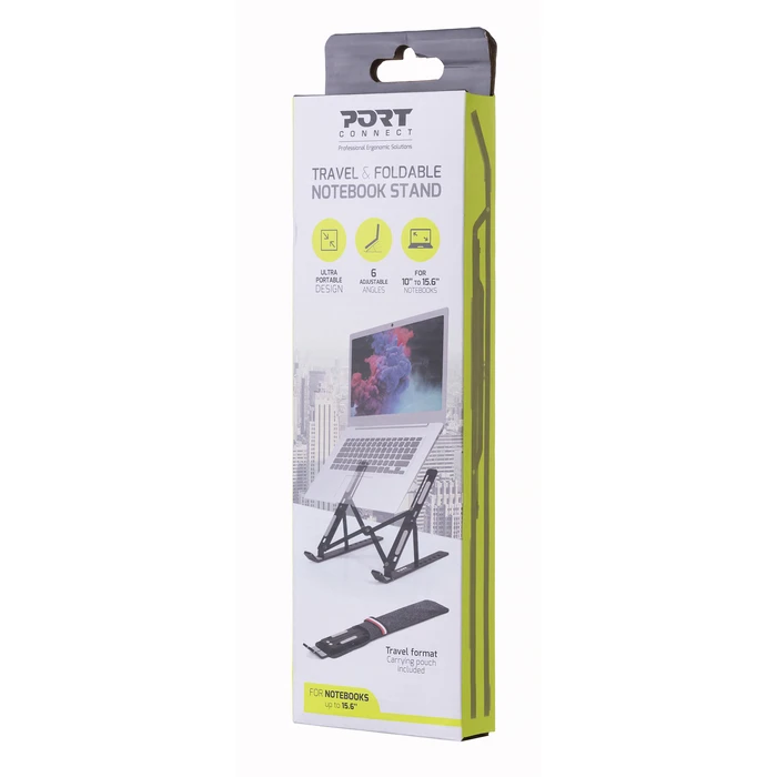 Βάση Laptop Port Designs 901107 39.6 cm (15.6") Black