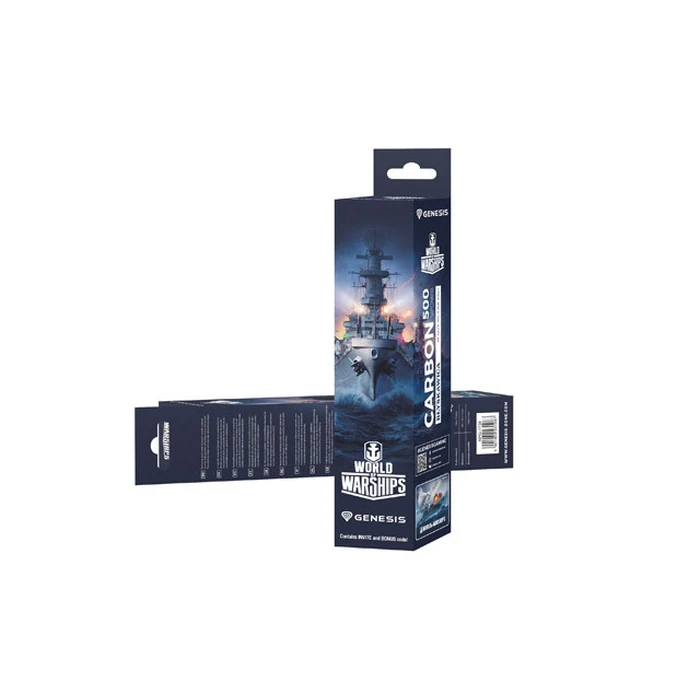 Mousepad Genesis Carbon 500 M World of Warships B yskawica 300x250mm
