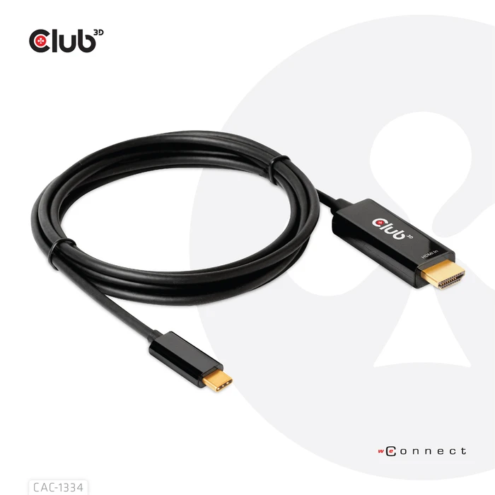 Καλώδιο HDMI Club 3D to USB Type-C 4K60Hz Active M/M 1.8m/6 ft