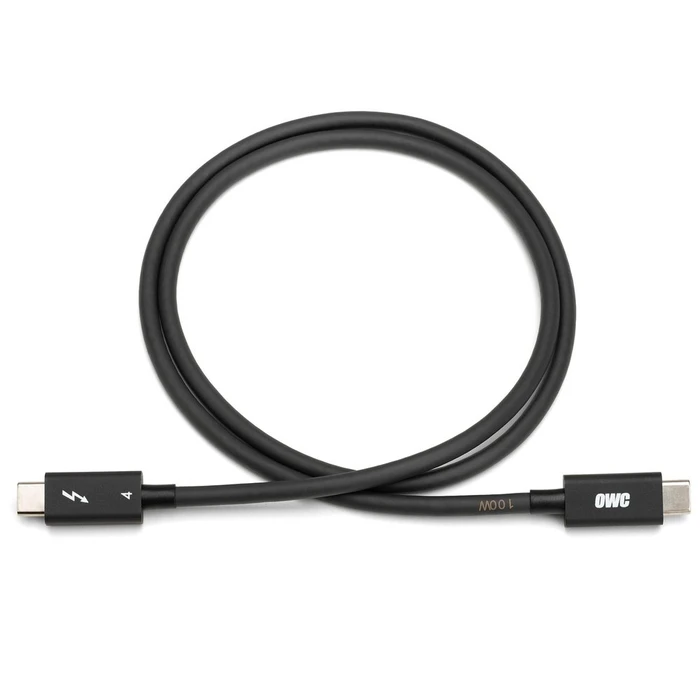 Καλώδιο USB OWC OWCCBLTB4C2.0M Thunderbolt 2 m 40 Gbit/s Black