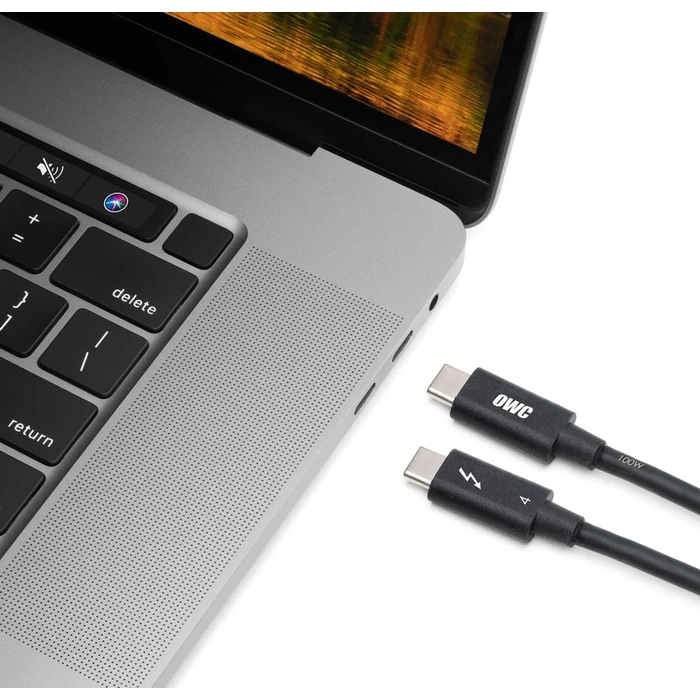 Καλώδιο USB OWC OWCCBLTB4C2.0M Thunderbolt 2 m 40 Gbit/s Black