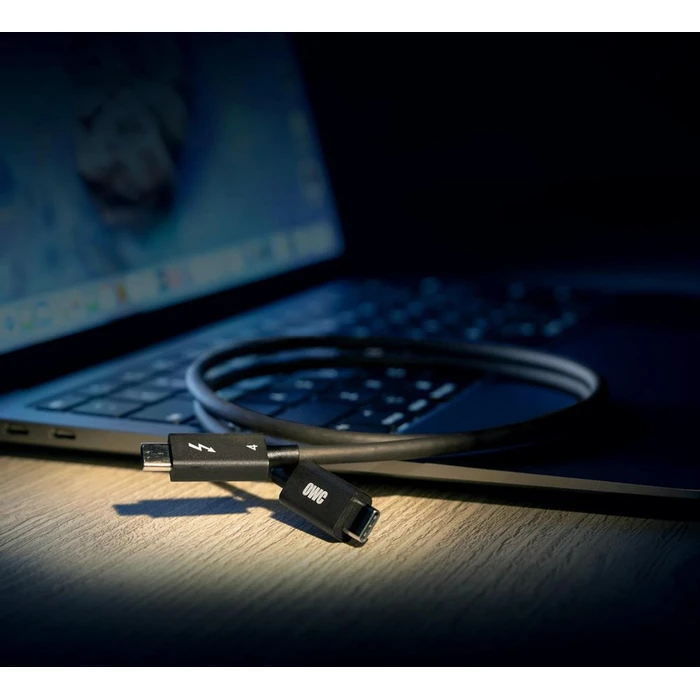 Καλώδιο USB OWC OWCCBLTB4C2.0M Thunderbolt 2 m 40 Gbit/s Black