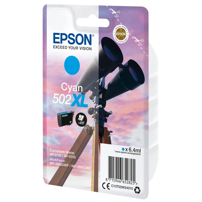 Μελάνι Epson Singlepack Cyan 502XL Ink