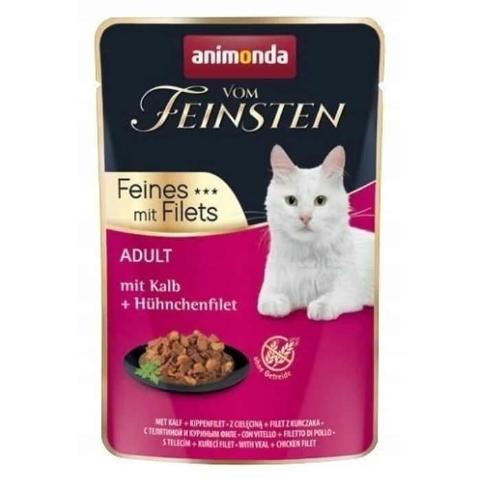 Υγρή Τροφή Γάτας Animonda vom Feinsten Veal 85 g