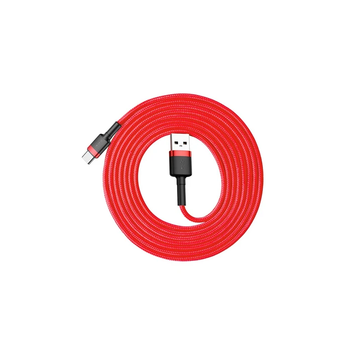Καλώδιο USB Baseus Cafule 2 m USB 2.0 USB A USB-C Red