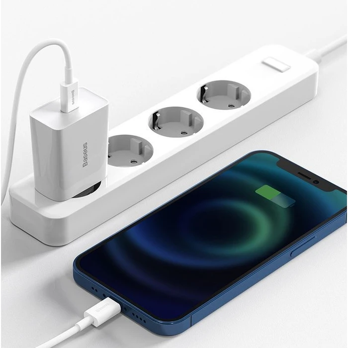 Φορτιστής Πρίζας Baseus Speed Mini White Indoor