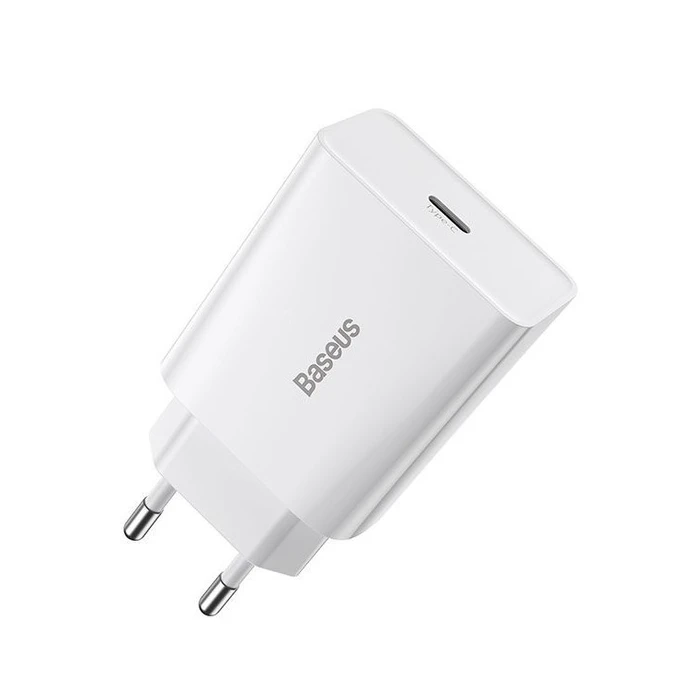 Φορτιστής Πρίζας Baseus Speed Mini White Indoor