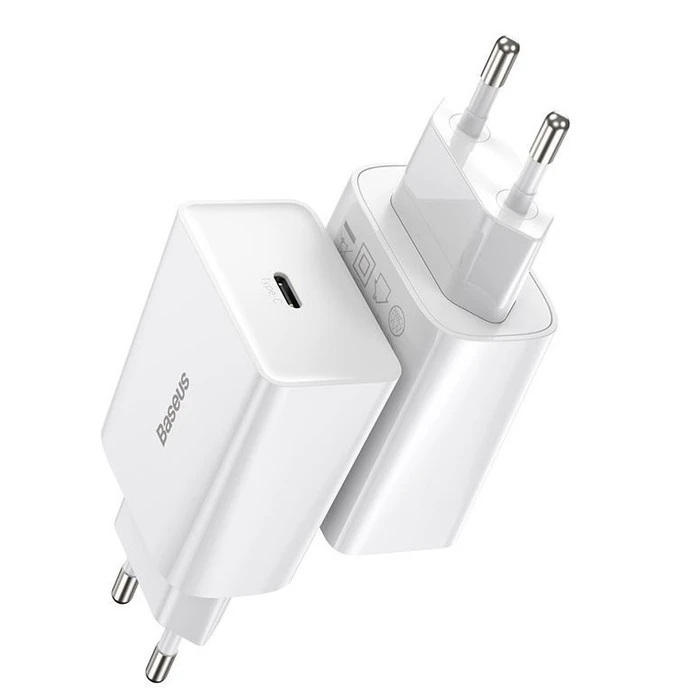 Φορτιστής Πρίζας Baseus Speed Mini White Indoor