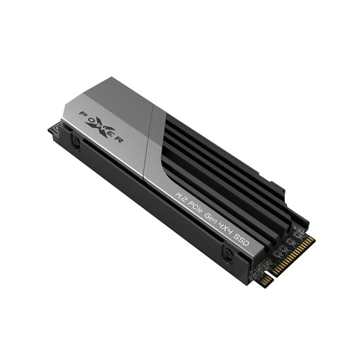 Σκληρός Δίσκος M.2 SSD 1TB Silicon Power PCIe Gen 4x4 XS70 2280 NVMe 1.4 (SP01KGBP44XS7005) Black, Grey