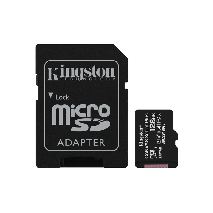 Κάρτα Μνήμης microSDXC 128GB Kingston Technology Canvas Select Plus Class 10 UHS-I