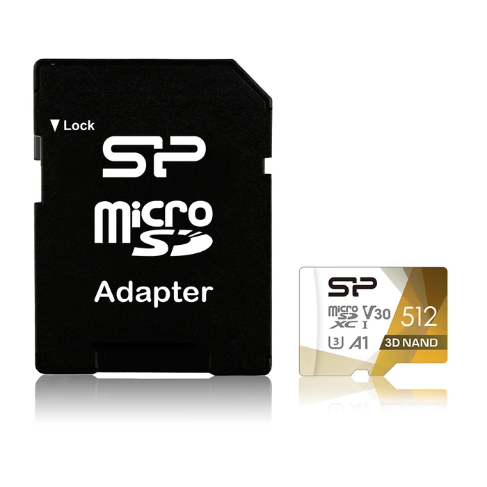 Κάρτα Μνήμης microSDXC 512GB Silicon Power Superior Pro Colorful Class 10 UHS-I + SD adapter (SP512GBSTXDU3V20AB)