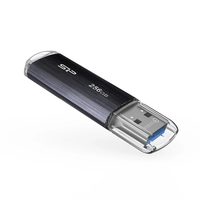 USB Flash 256GB Silicon Power Blaze B02 Pendrive Typu-A 3.2 Gen 1 (SP256GBUF3B02V1K) Black