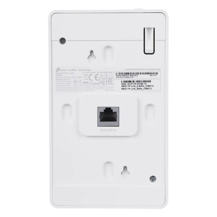 Access Point TP-Link AX1800 Wall Plate WiFi 6 v1