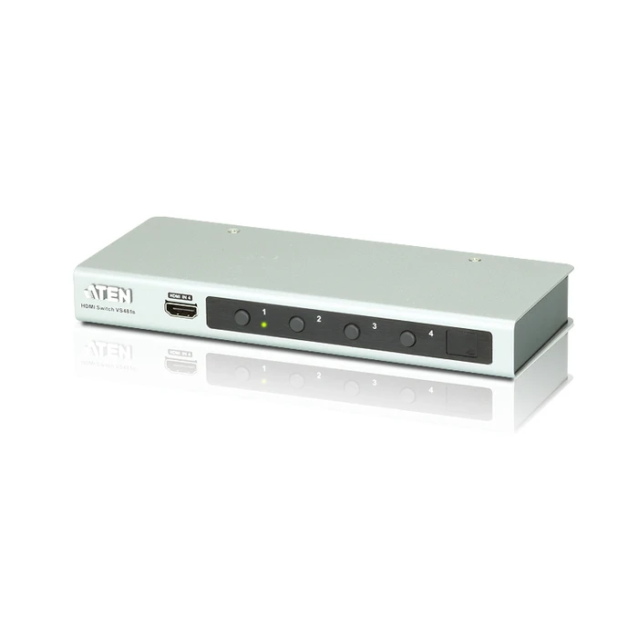HDMI Switch Aten 4-Port 4K Audio/Video with IR Remote Control