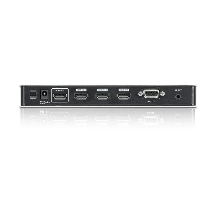 HDMI Switch Aten 4-Port 4K Audio/Video with IR Remote Control
