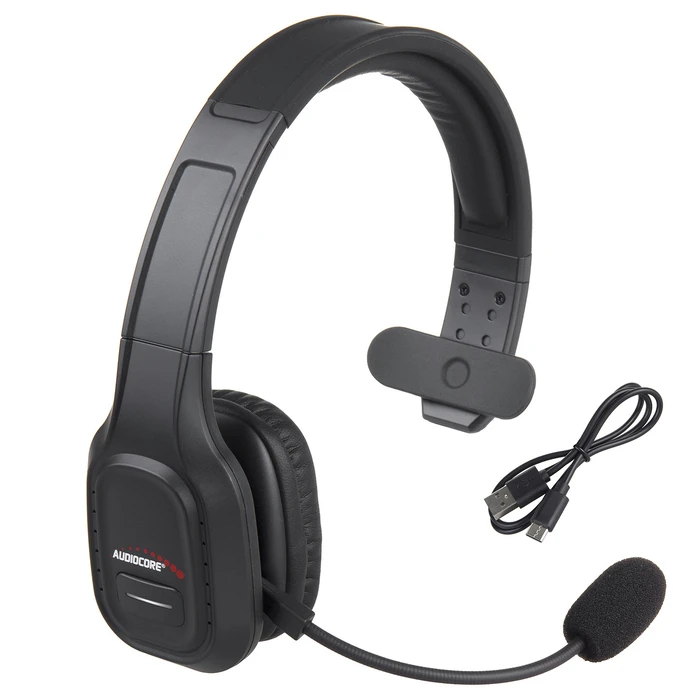 Multimedia Headsets Audiocore 74452 Noise Reuction Microphone Call CenterGoogle Siri Office Wireless