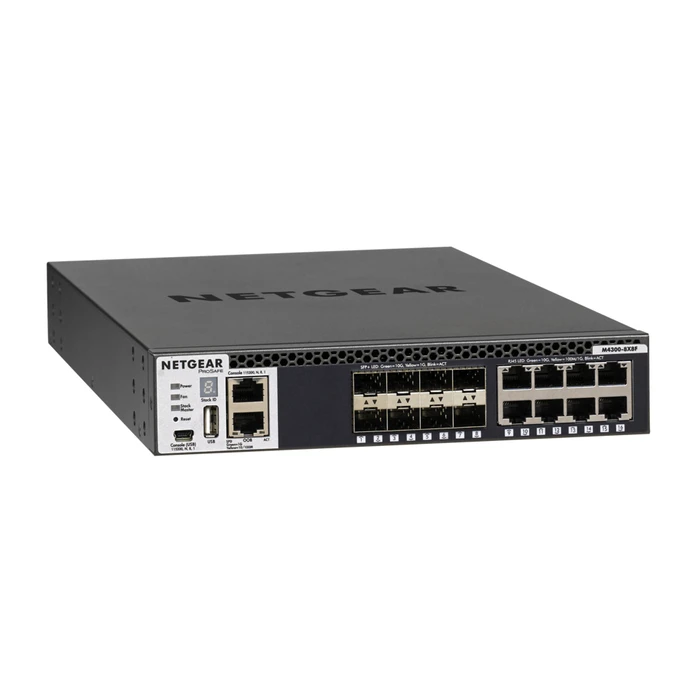 Network Switch Netgear M4300-8X8F Managed L3 10G Ethernet (100/1000/10000) 1U Black