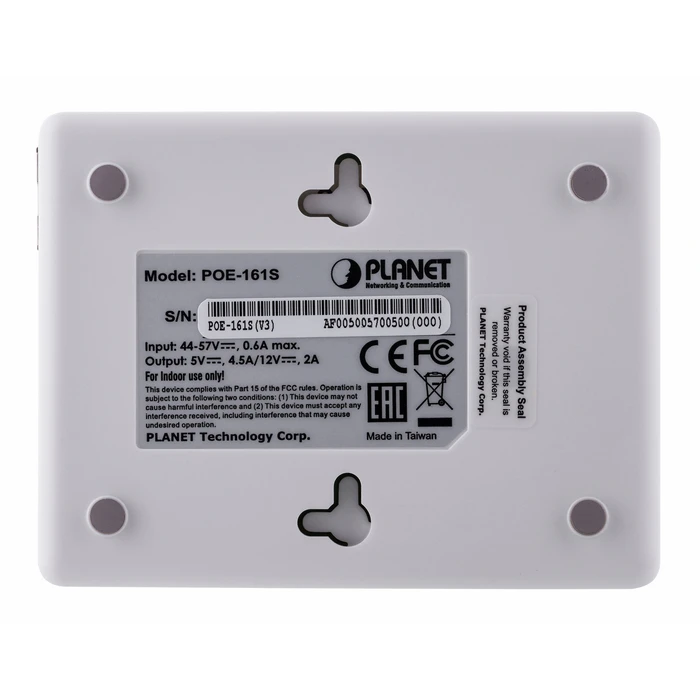 PoE Adapter Planet POE-161S White (PoE)