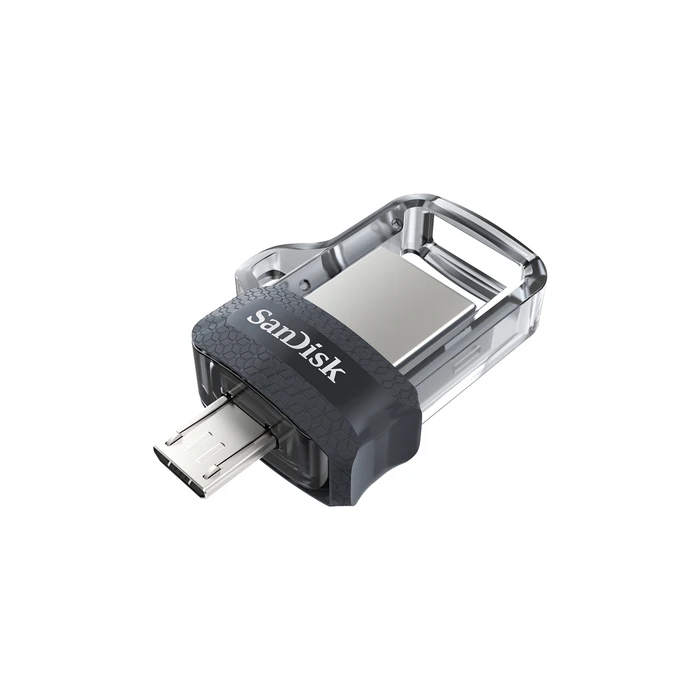 USB Flash 128GB Sandisk Ultra Dual m3.0 Type-A / Micro-3.2 Gen 1 (3.1 Gen 1) Black,Silver,Transparent