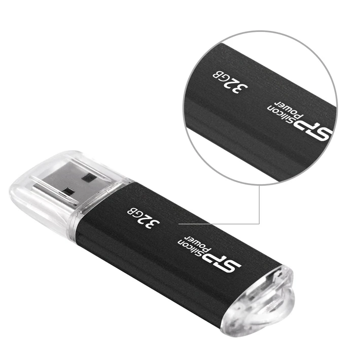 USB Flash 32GB Silicon Power Ultima Type-A 2.0 Black