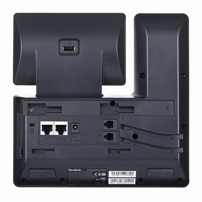 Ενσύρματο Τηλέφωνο IP Yealink SIP-T53W Black 8 lines LCD Wi-Fi