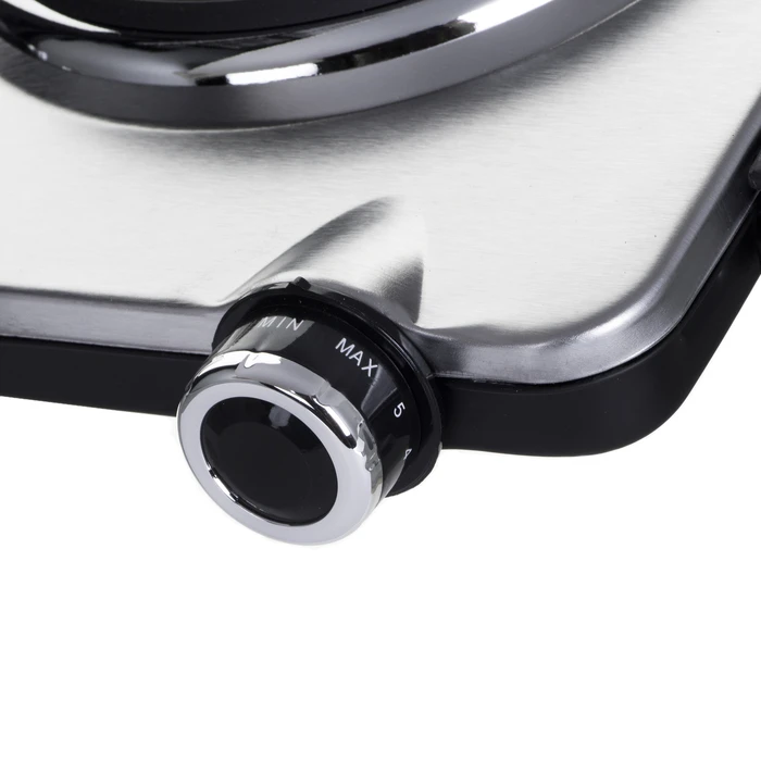 Ηλεκτρικές Εστίες Clatronic DKP 3668 E Black,Stainless steel Countertop Sealed plate 2 zone(s)