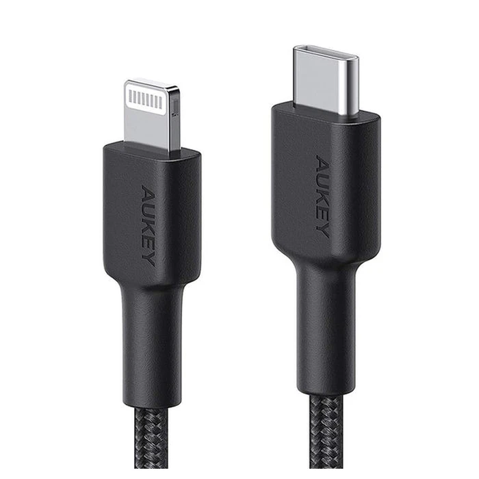 Καλώδιο Lightning Aukey CB-CL03 Quick Charge USB C-Lightning 2m Black